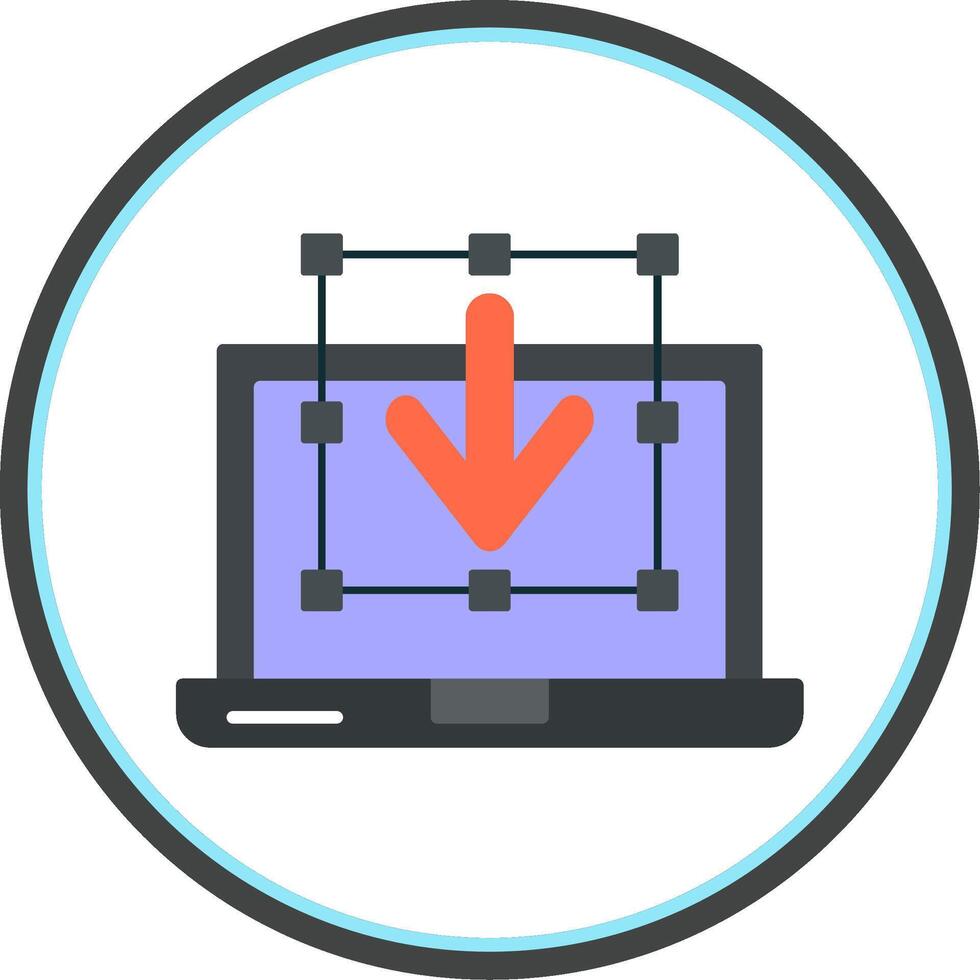Direct Download Flat Circle Icon vector