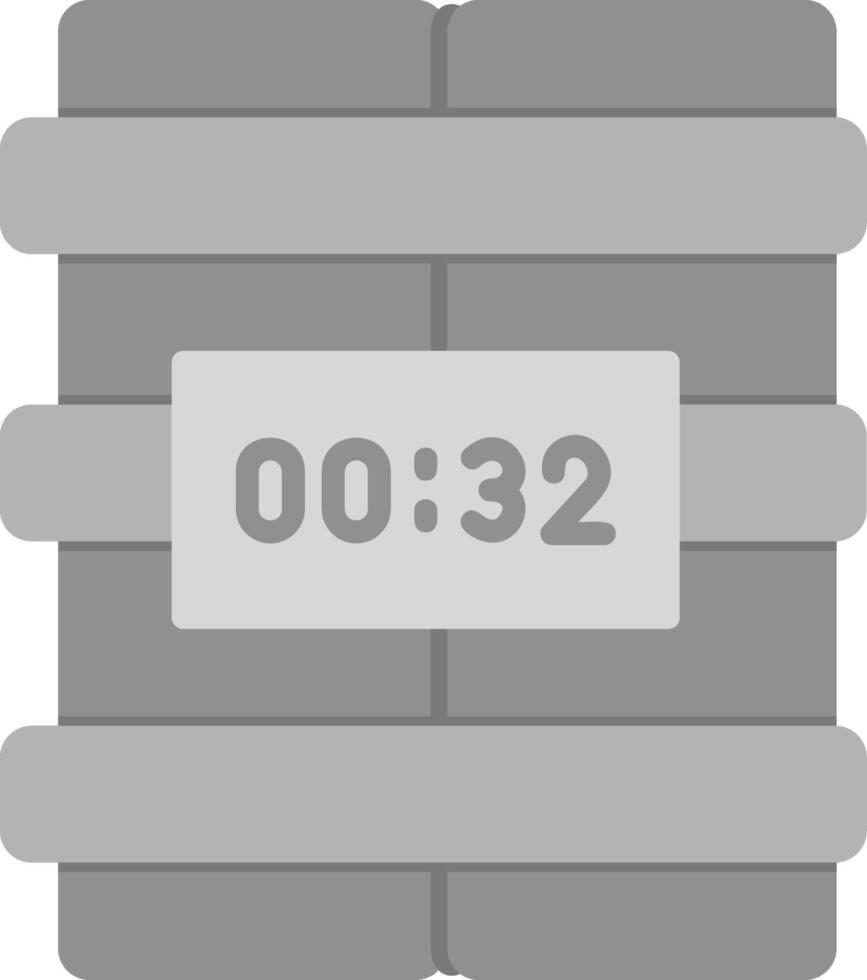 C4 Time Bomb Vector Icon