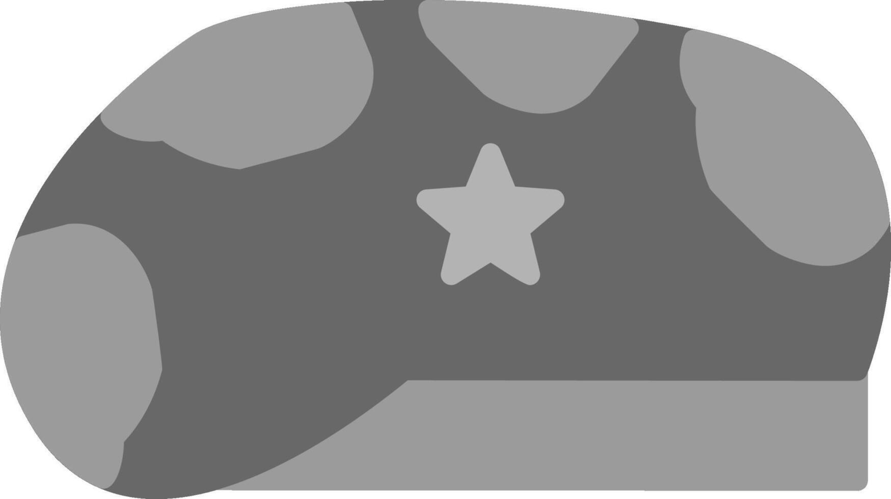 icono de vector de sombrero militar