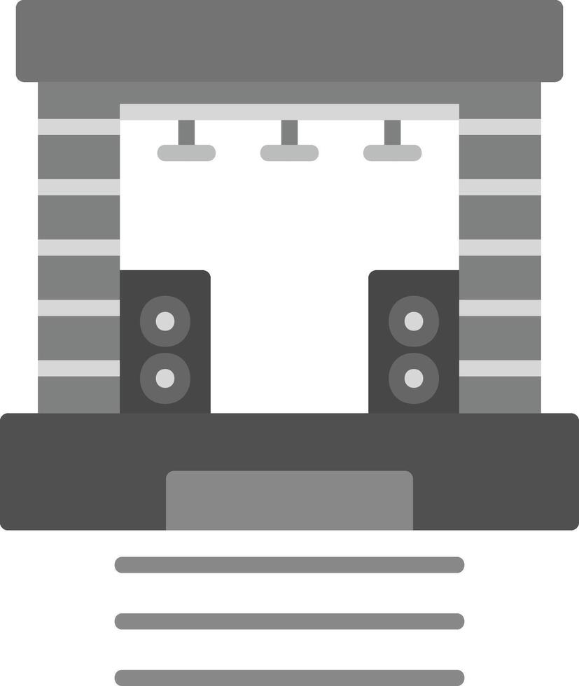 Stage Vector Icon