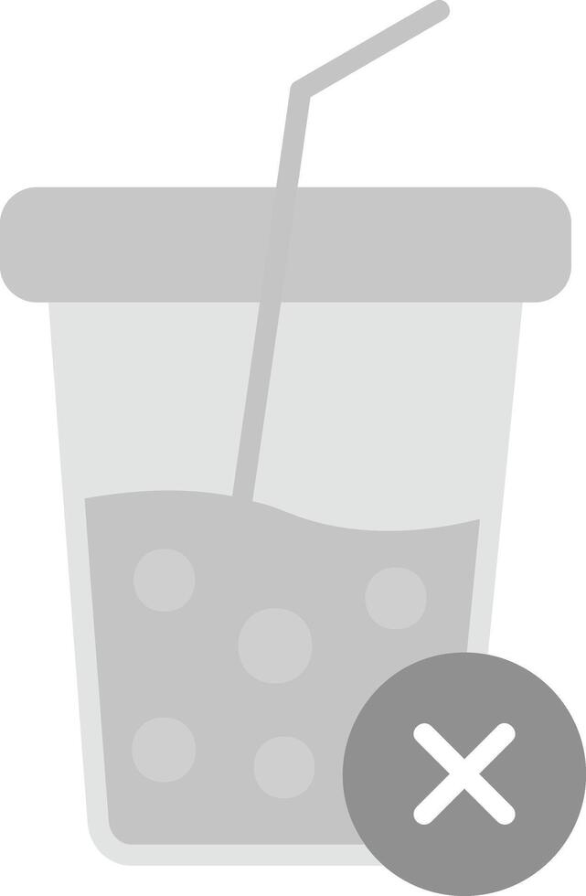 No Soft Drink Vector Icon