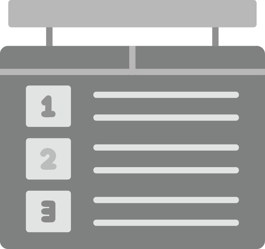 Score Board Vector Icon