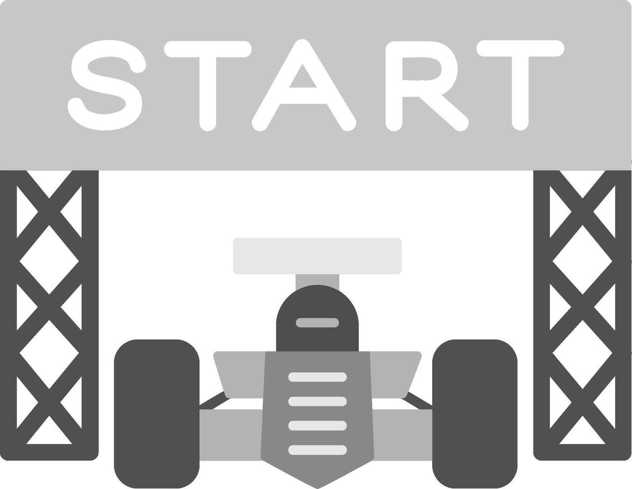 Starting Race  Vector Icon