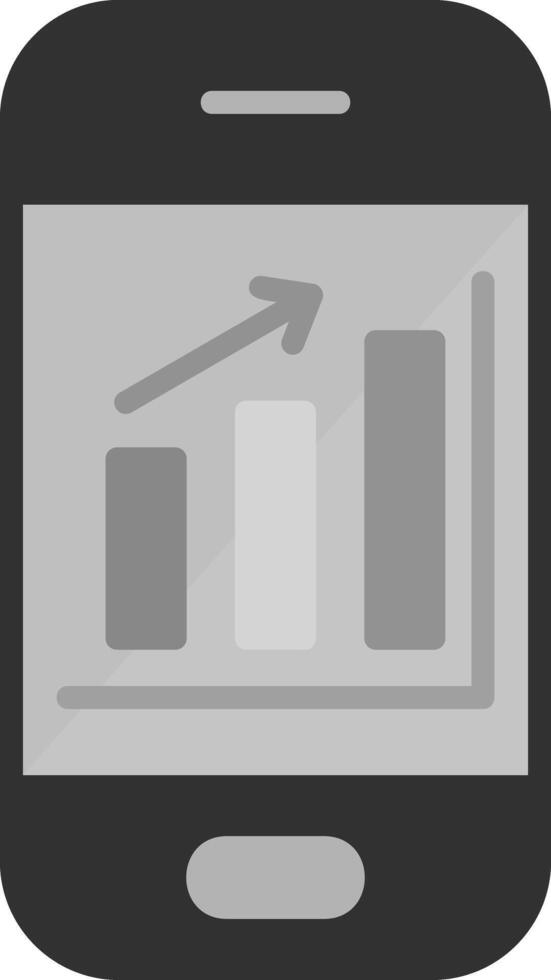 Mobile Analytics Vector Icon