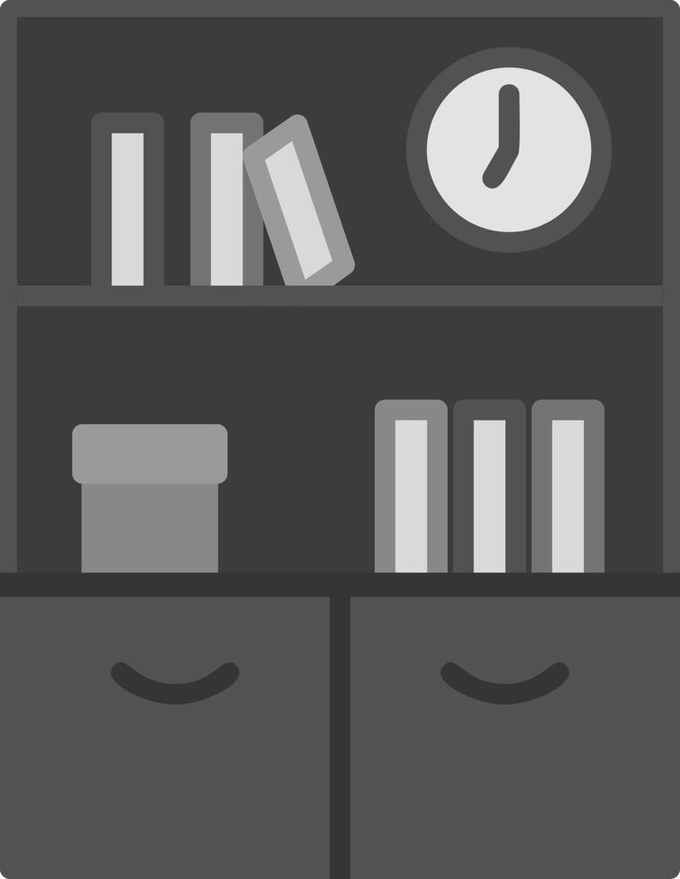 Bookshelf Vector Icon