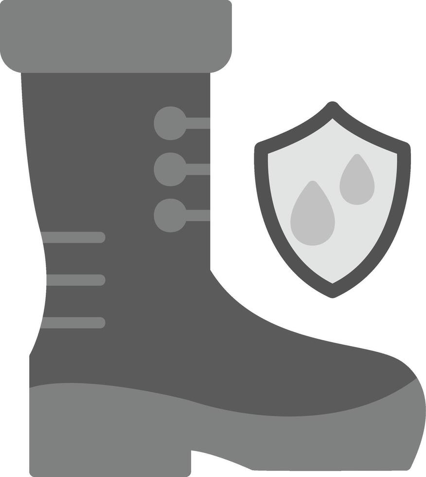 Waterproof Shoes Vector Icon