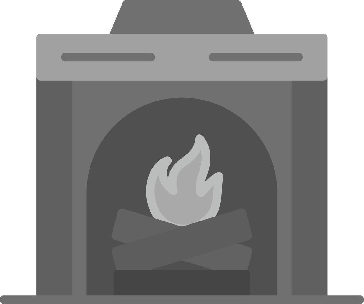 Fireplace Vector Icon