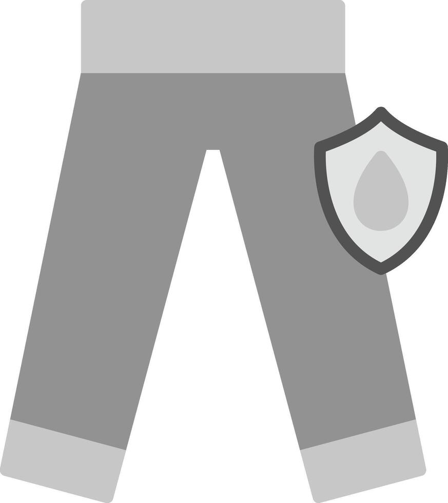 impermeable pantalón vector icono