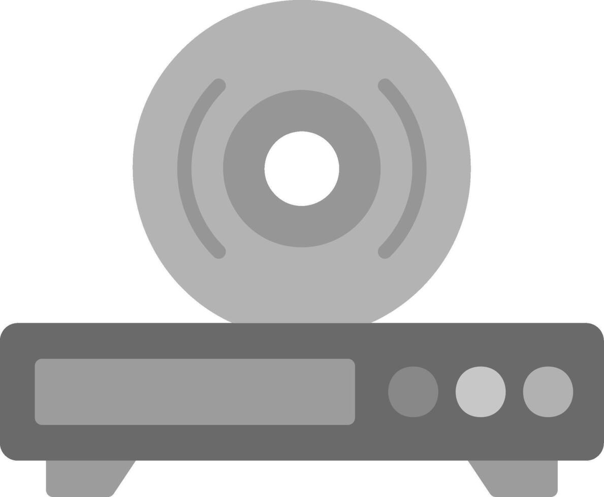 icono de vector de reproductor de cd