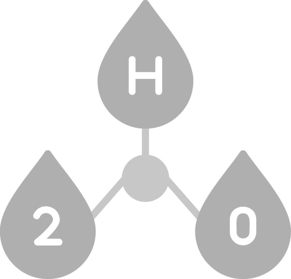 H2o Vector Icon