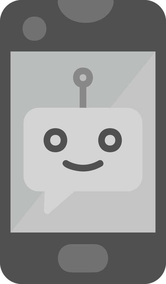 icono de vector de chatbot