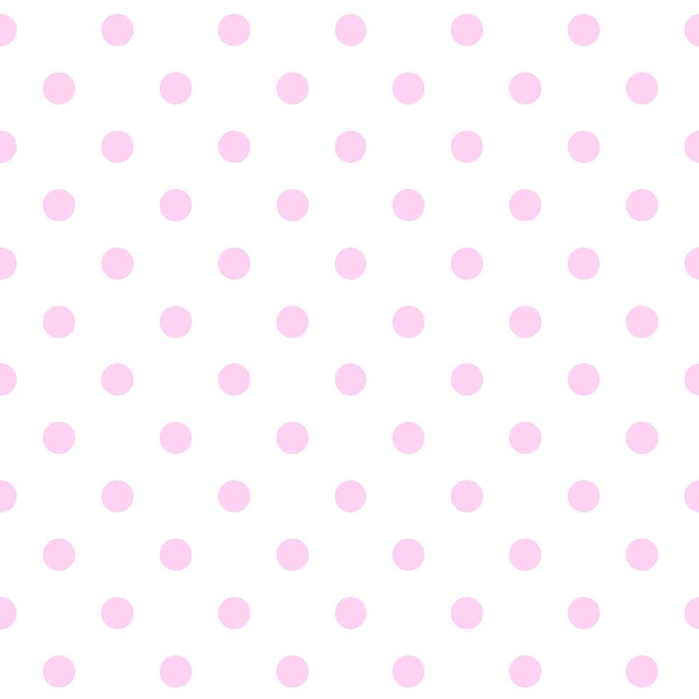 Polka Dot pattern, seamless texture vector