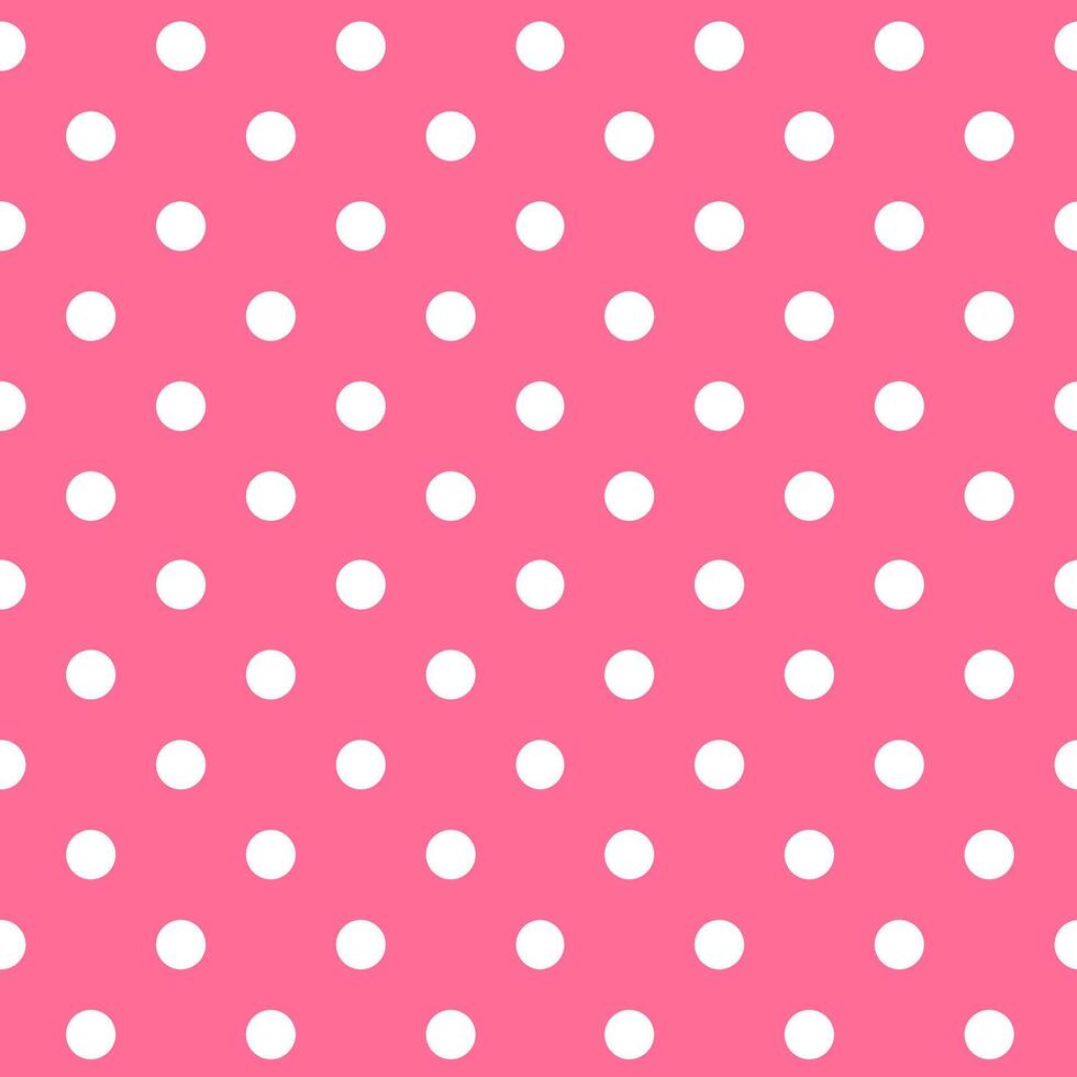 Polka Dot pattern, seamless texture vector