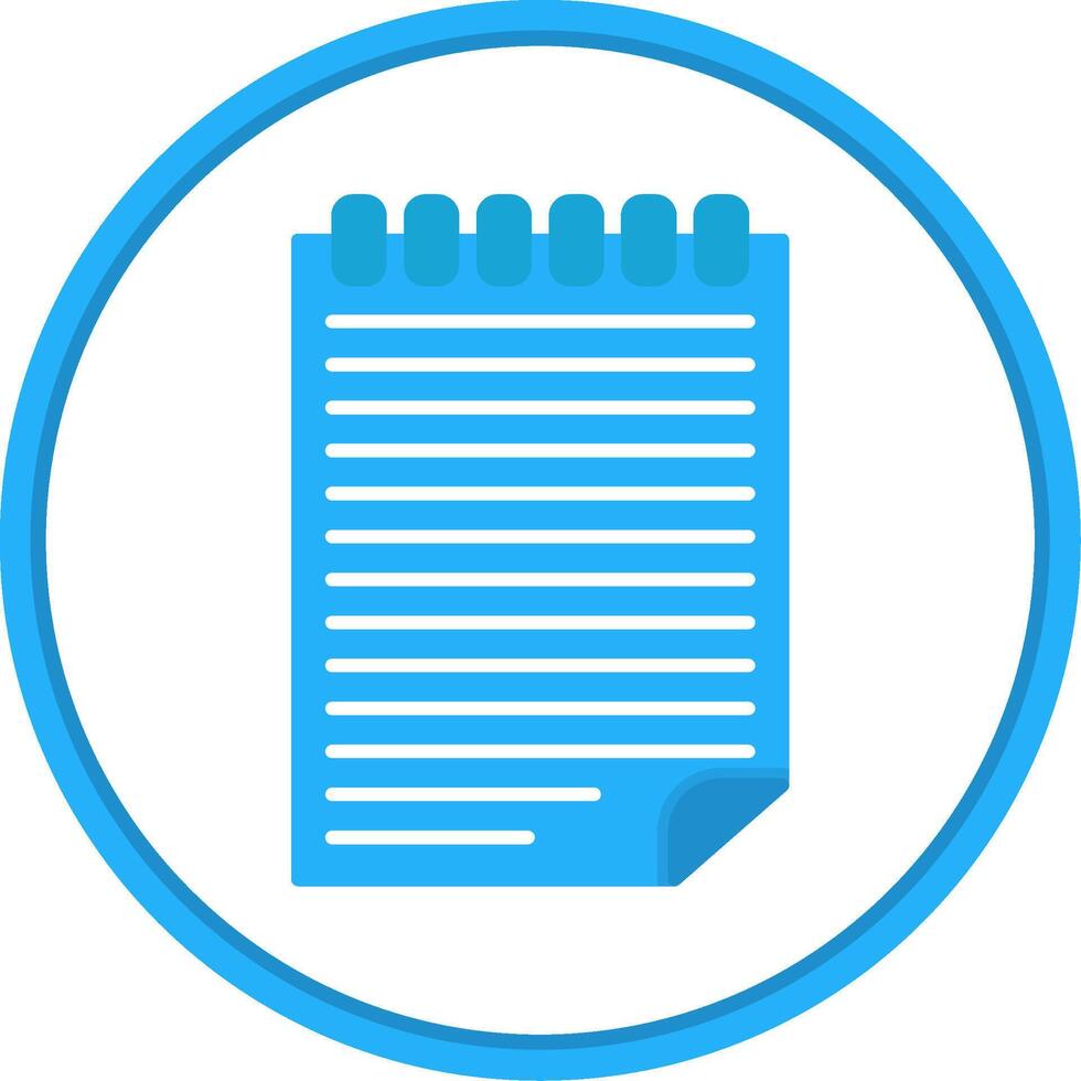 Accounting Flat Circle Icon vector