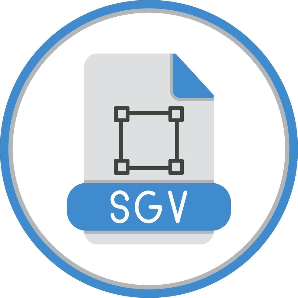 Svg Flat Circle Icon vector