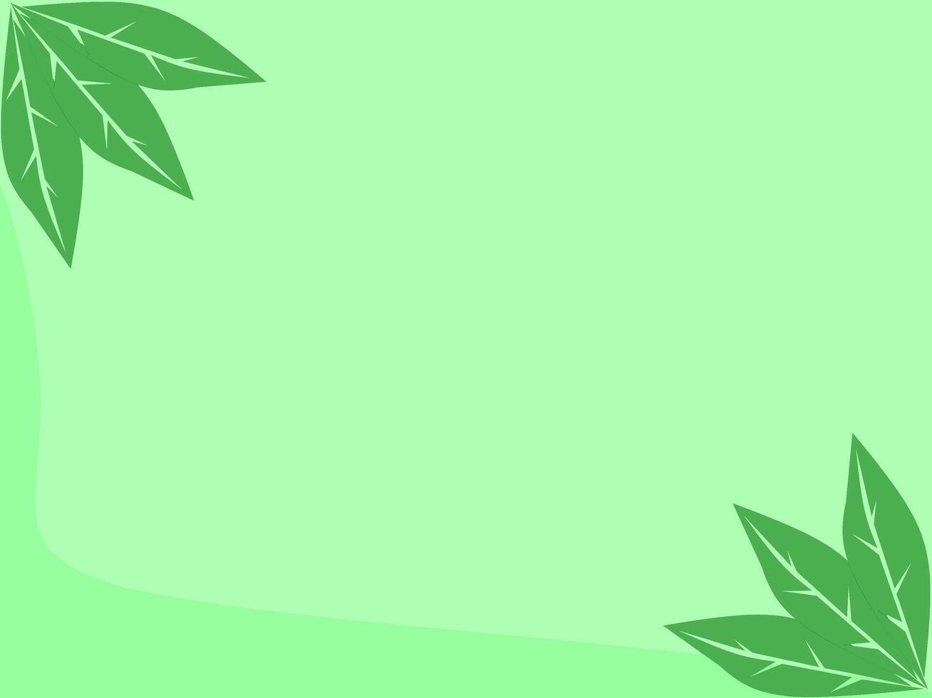 green and leaf color background illustration vector