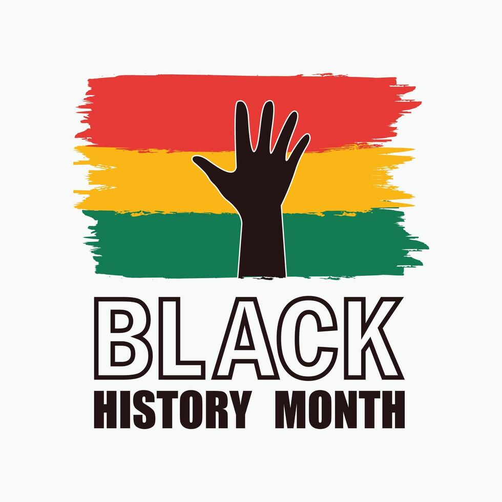 Celebrate Black History Month 2024. Vector illustration design graphic African American History Month 2024 for social media post, square banner, t-shirt design.