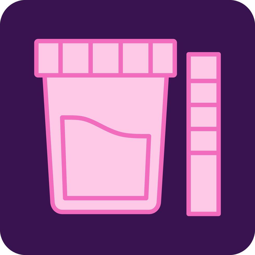 Urine Test Vector Icon