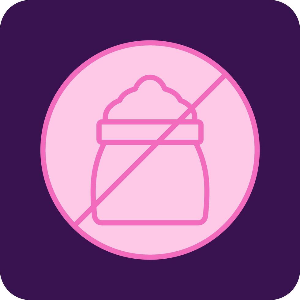No Sugar Vector Icon