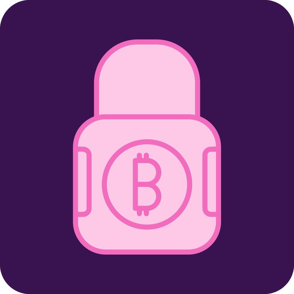 Paid Lock Vector Icon