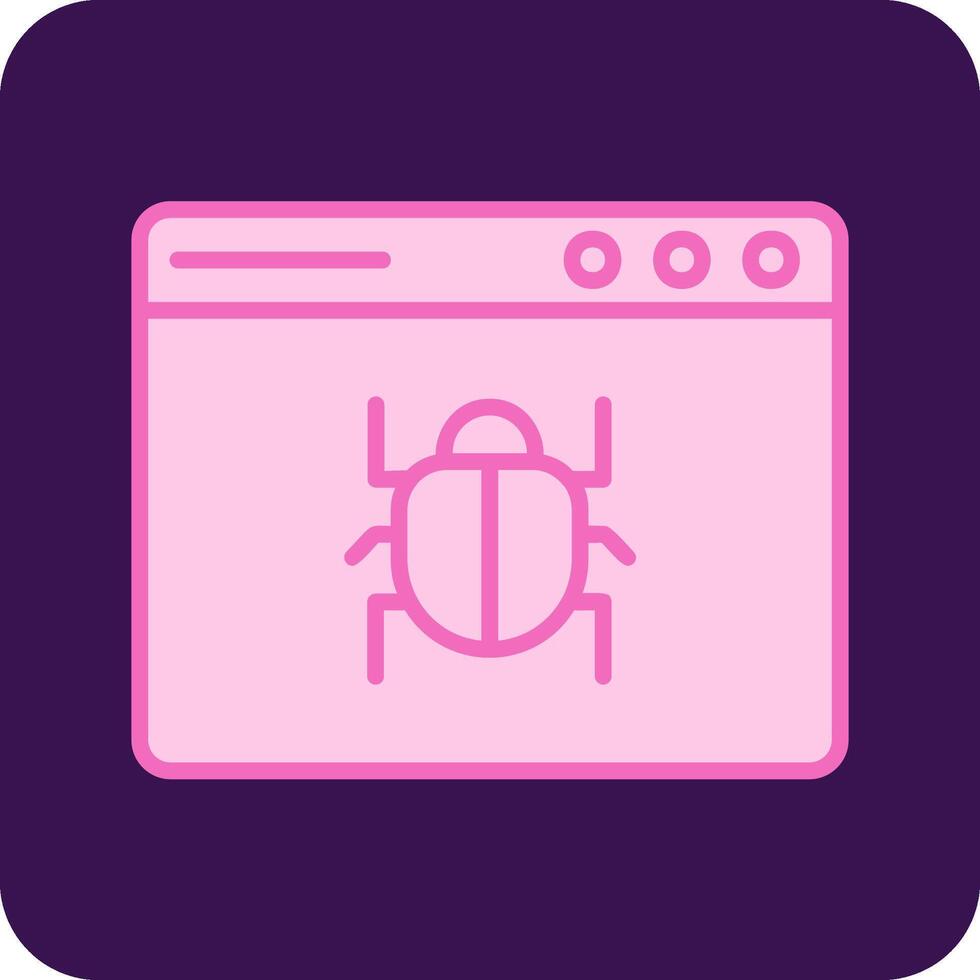 Web Bug Vector Icon