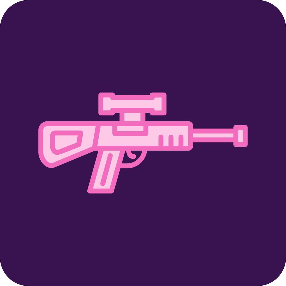 Sniper Gun Vector Icon