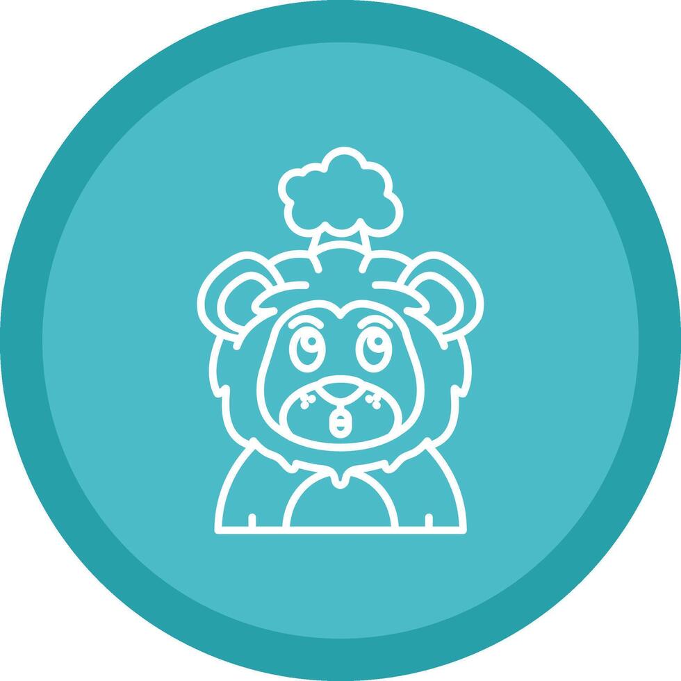Exploding Flat Circle Multicolor Design Icon vector