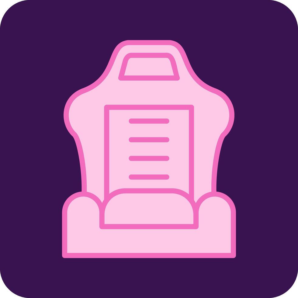 Car Seat Vector Icon