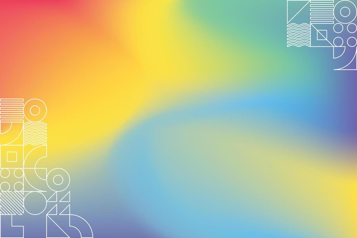 Vector graphic of gradient wallpaper, blurred colorful background, editable and resizable EPS 10