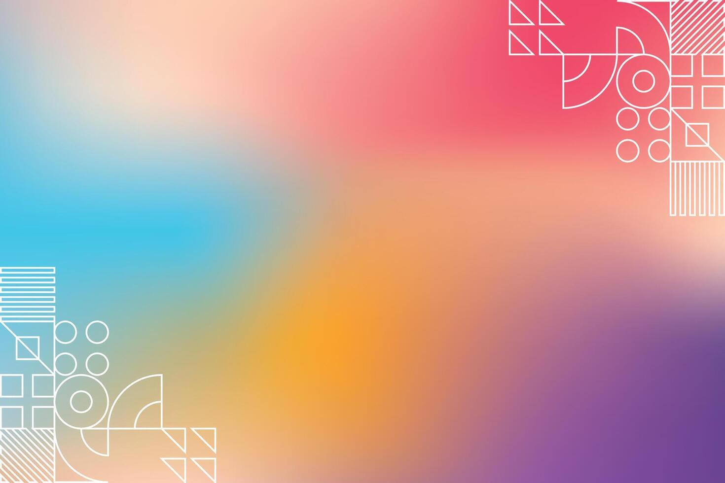 Vector graphic of gradient wallpaper, blurred colorful background, editable and resizable EPS 10