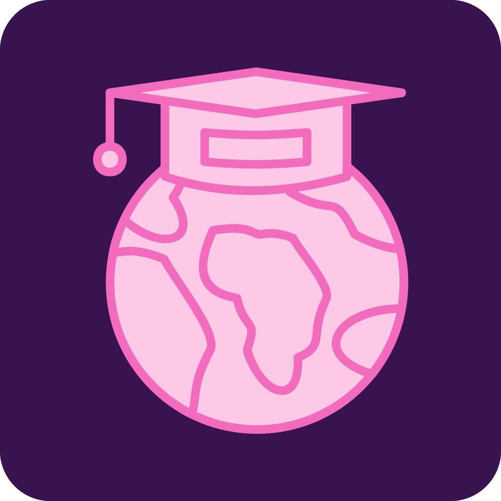 Global Education Vector Icon