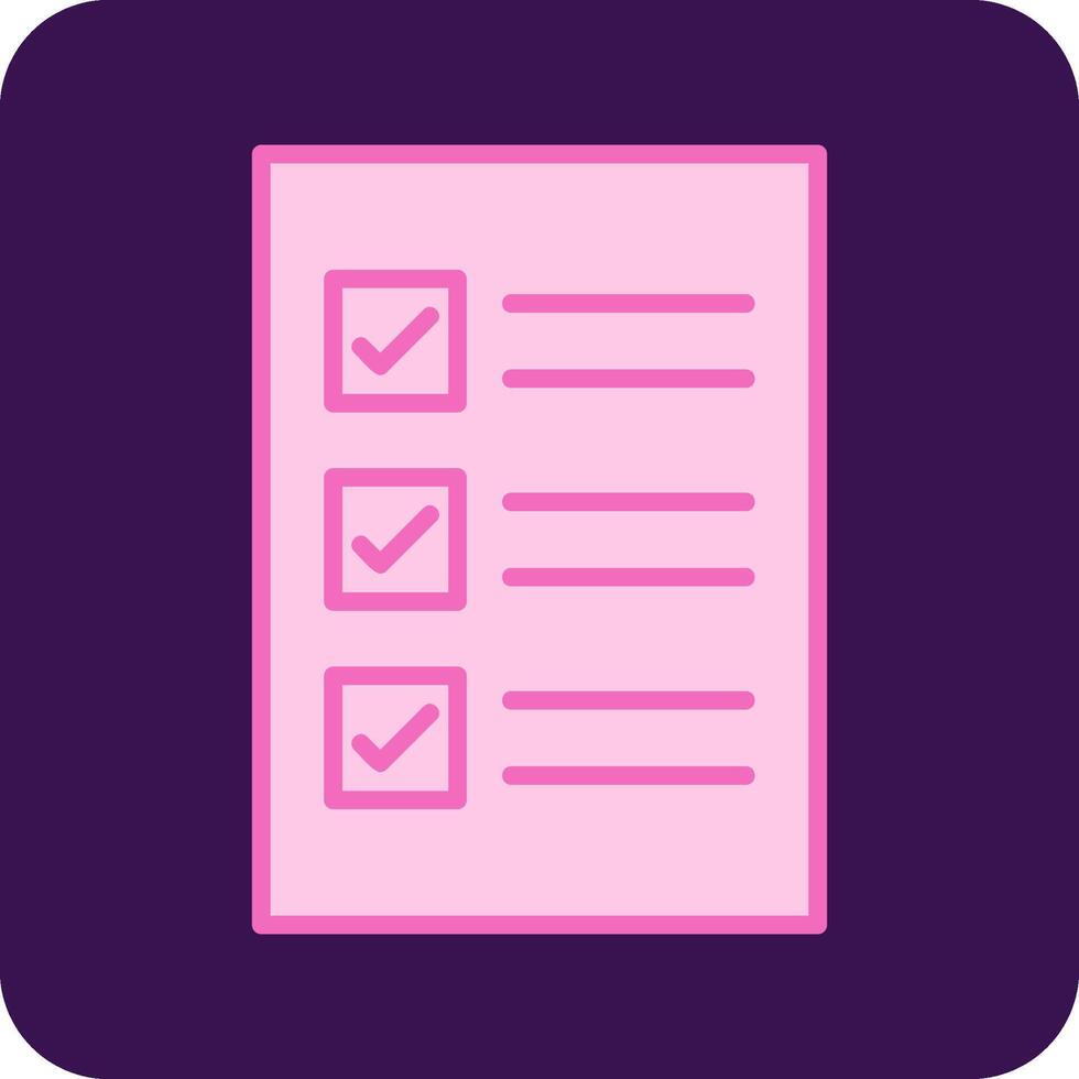 Check List Vector Icon