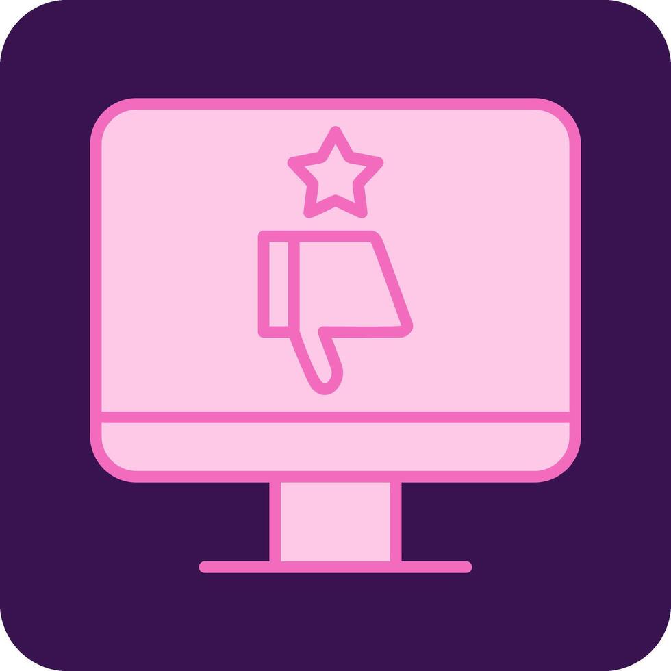 Bad Review Vector Icon