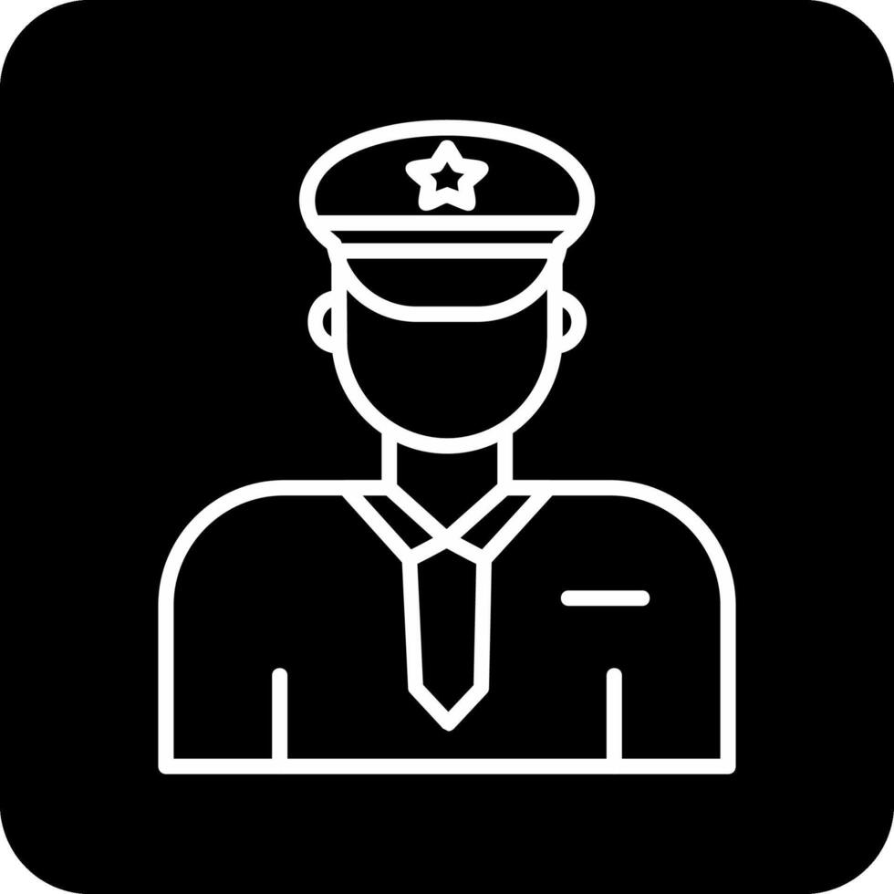 Police Man Vector Icon