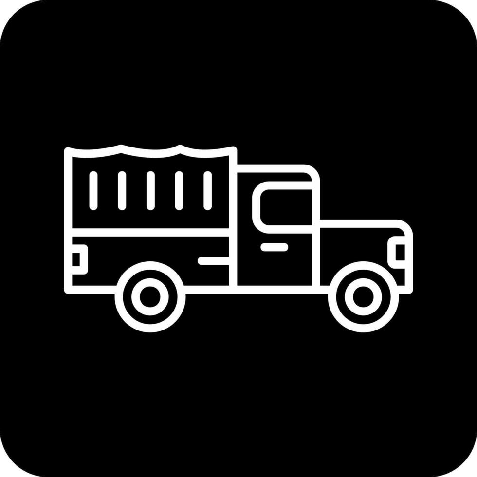 Military Truck Vector Icon