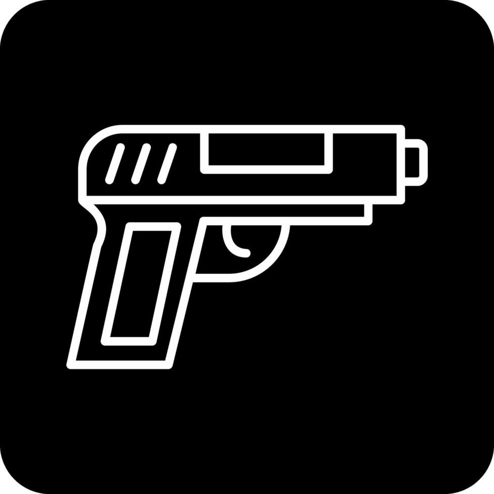 icono de vector de pistola