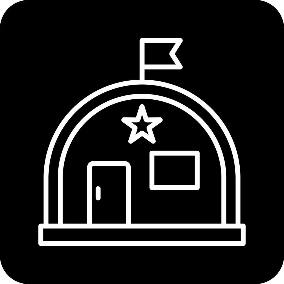 Military Warehouse Vector Icon