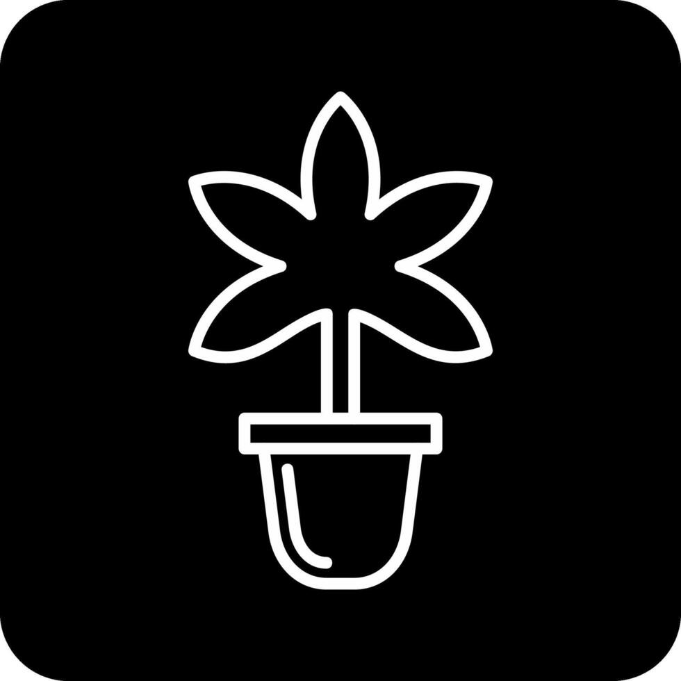 icono de vector de marihuana