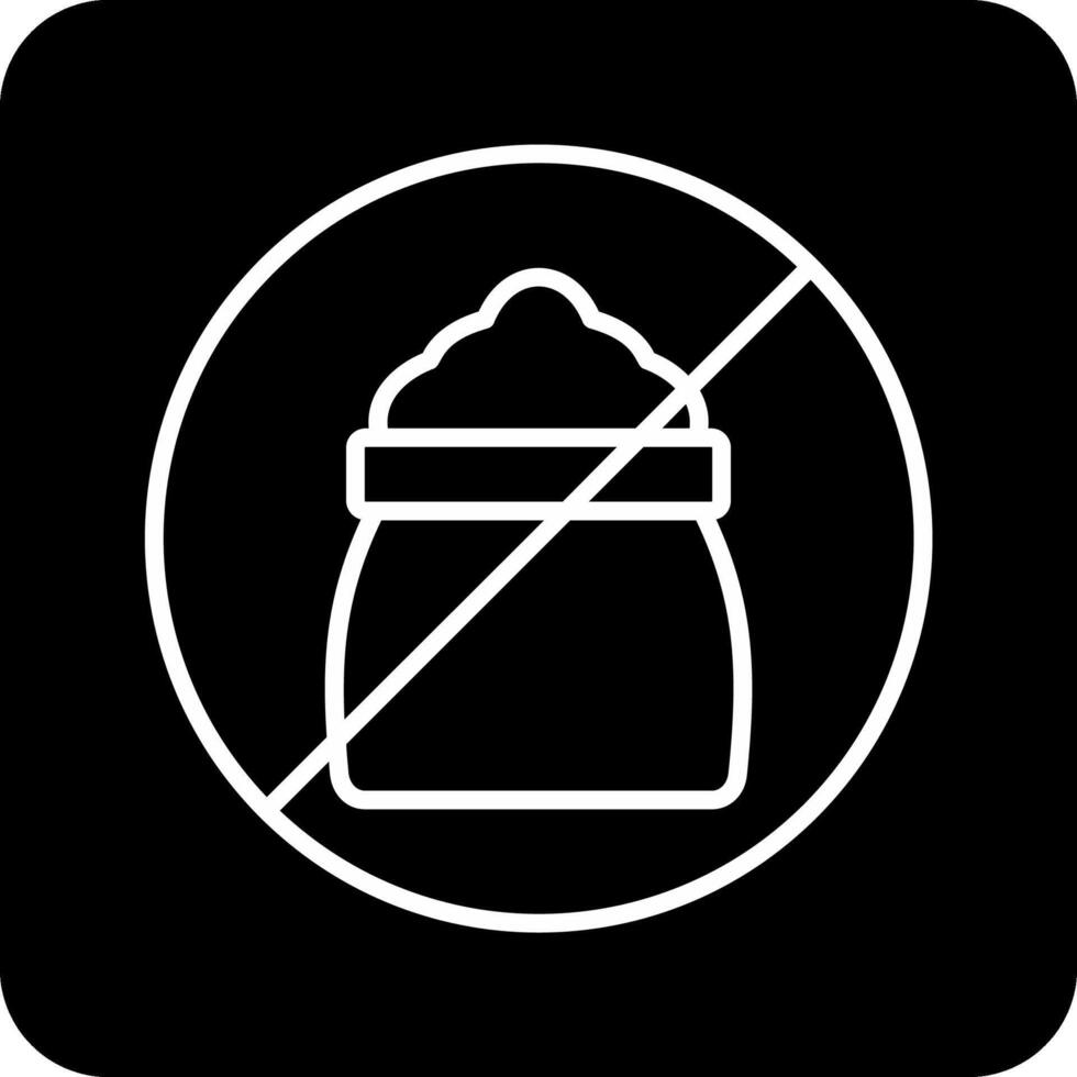 No Sugar Vector Icon