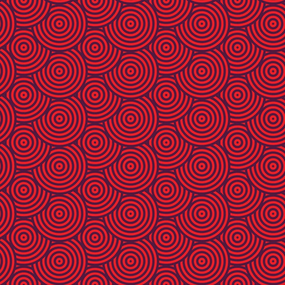 Red elegant circle Background Pattern Motif. Luxury Pattern seamless. Premium Oriental Geometric Texture with Modern Vintage Flair. Traditional Asian Zigzag and Wave Pattern. vector