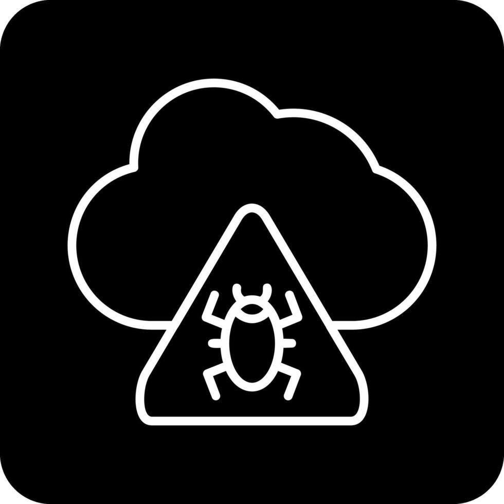 icono de vector de computación en la nube