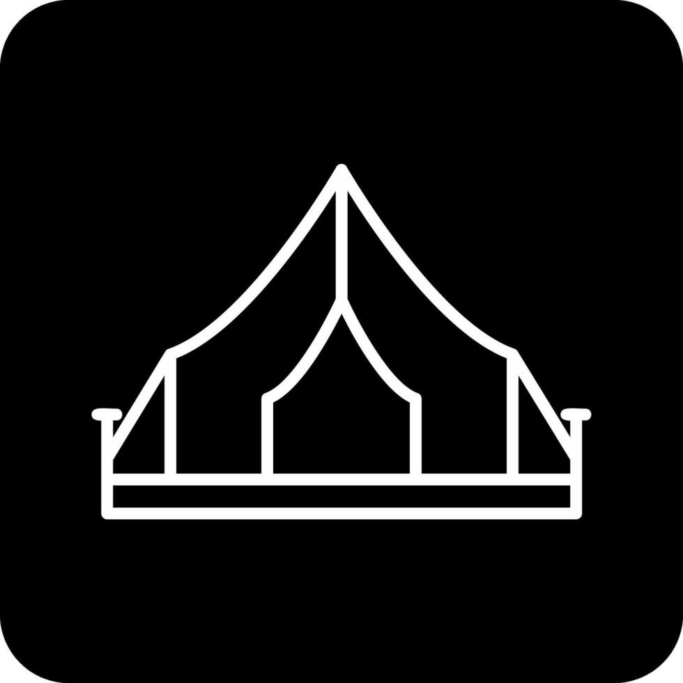 Camping Tent Vector Icon