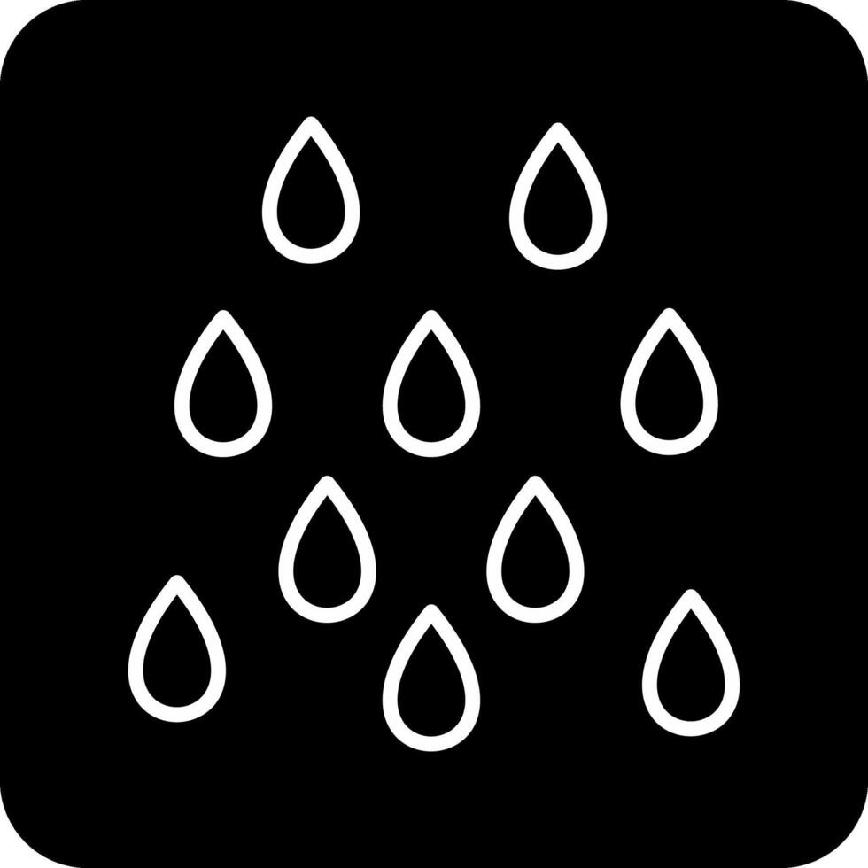 icono de vector de lluvia