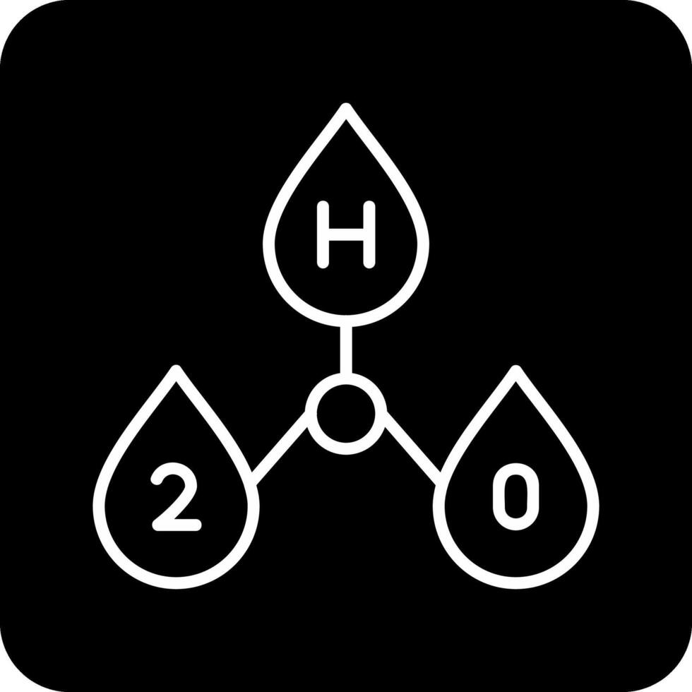 H2o Vector Icon