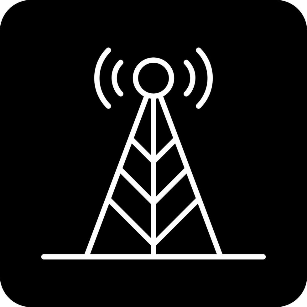 icono de vector de antena