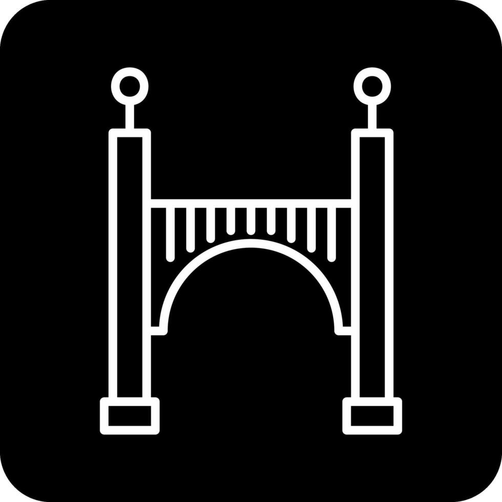 icono de vector de puente