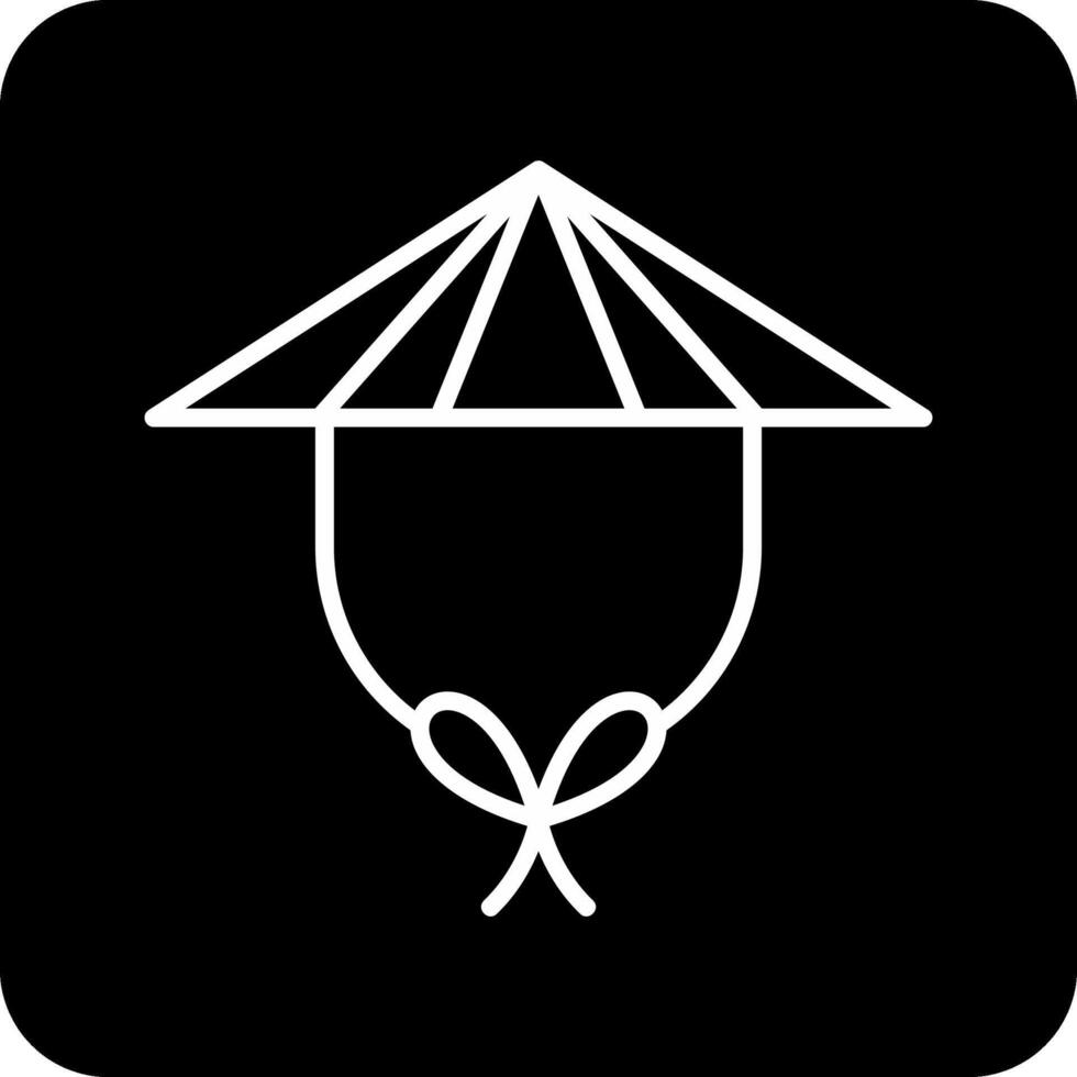 chino sombrero vector icono