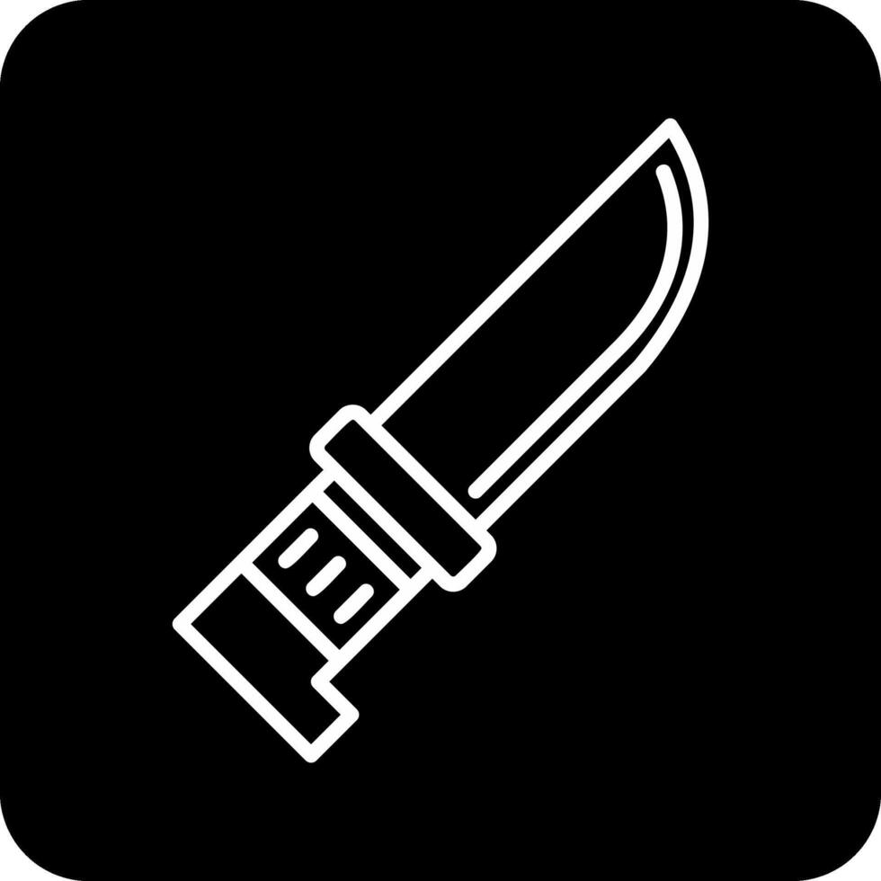 icono de vector de cuchillo