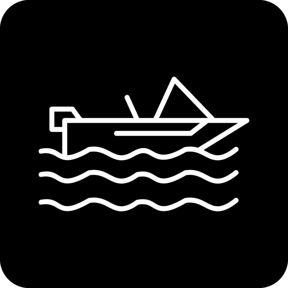 Motorboat Vector Icon