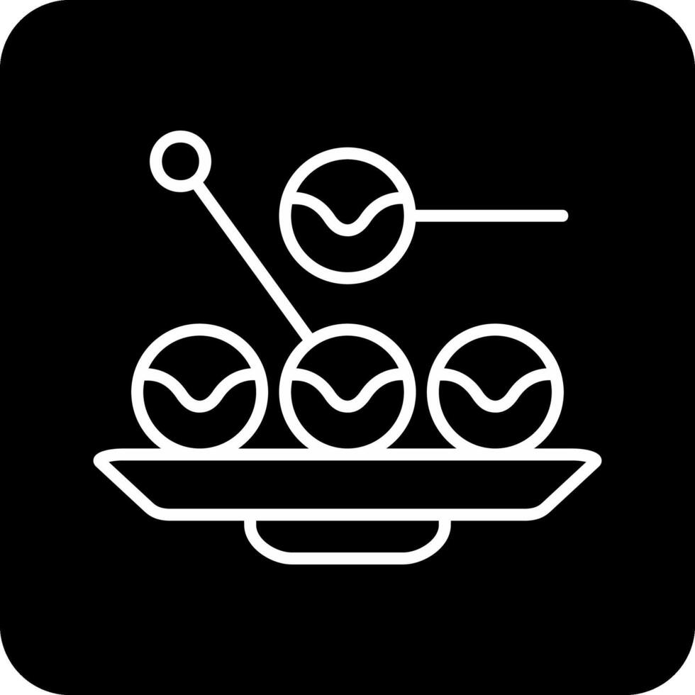 takoyaki vector icono